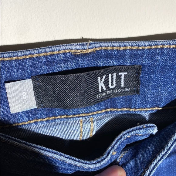 Kut From The Kloth Women's Blue Embroidered Jeans - Picture 2 of 3